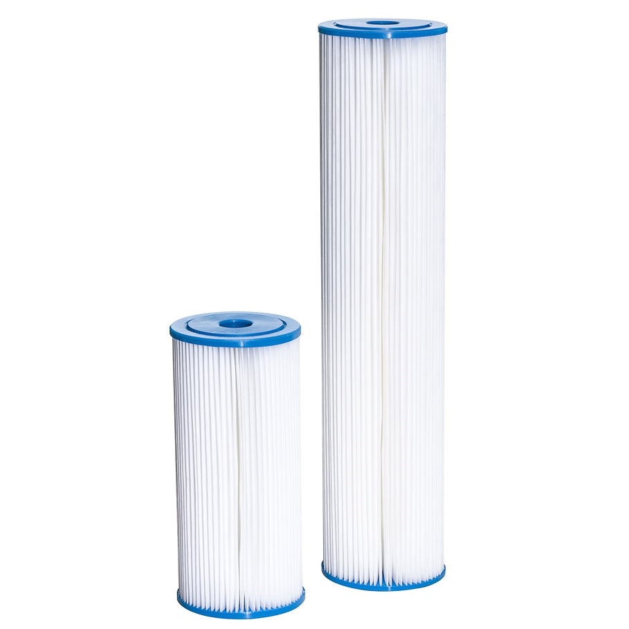 Standard pleated water filter 10" x 2.5"